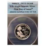 2009 S US VIRGIN ISLANDS FIRST DAY OF ISSUE 90%