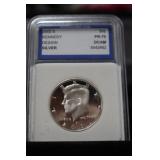 2002 S KENNEDY HALF DOLLAR 90% PR70DCAM