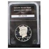 2013 S KENNEDY HALF DOLLAR 90% GENUINE PROOF