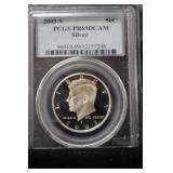2003 S KENNEDY HALF DOLLAR 90% PR69DCAM