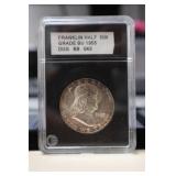 1955 P FRANKLIN HALF DOLLAR 90% BU