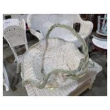 LARGE WICKER BASKET