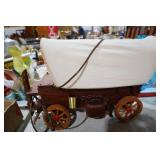 VTG WOOD WAGON LIGHT