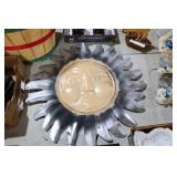 NICE METAL SUN FACE BOHEMIAN GARDEN DECOR