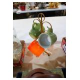 VTG FIREKING ORANGE/GREEN COFFEE CUPSW/ MUGTREE