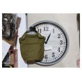 CANTEEN & WALL CLOCK