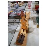 VINTAGE HANDCRAFTED WOODEN LIMBERJACK DANICNG DOLL