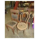 (4) VINTAGE  CHAIRS
