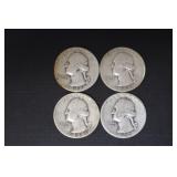 (1) 1947 P, 1948 P/D/S WASH. QUARTERS 90%