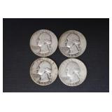 1949 P/D, 1950 P/D WASH. QUARTERS 90%