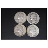 1950 P/D, 1951 P/D WASH. QUARTERS 90%