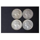(2) 1963 D,1964 P/D WASH. QUARTERS 90%