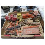 LARGE COLLECTION OF METAL TRACTOR COMBINE AND ACC