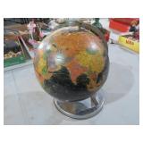 VINTAGE WORLD GLOBE ON STAND