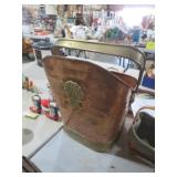 MID CENTURY COPPER AND BRASS FIREPLACE BUCKET