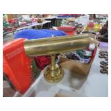 VINTAGE SOLID BRASS DESK LAMP