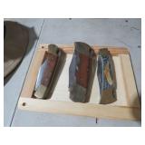 (3) POCKET KNIVES