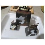 (3) COW BELLS
