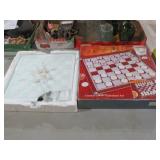 CRYSTAL CHESS AND CHECKER SET BY 5TH AVENUE