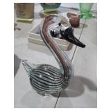 MURANO STYLE ART GLASS SWAN