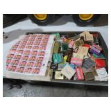 MATCH BOOKS AND ELVIS STAMPS