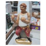 16IN TALL 1971 EZRA BROOKS BARE KNUCKLE DECANTER