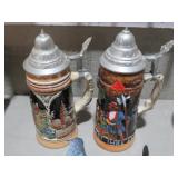 2 VINTAGE GERMAN STEINS