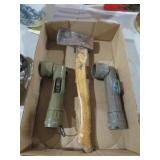 CAMP AXE AND MILITARY FLASH LIGHTS
