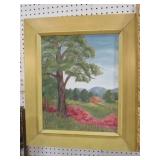 FRAMED ARTIST SIGNED COUNTRY SCENE