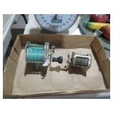 (2) OLD PFLUEGER AND FAMSON REELS