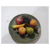 VINTAGE CERAMIC FRUIT PLATTER