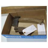 VINTAGE CAMP HATCHET AND AXE BLADE