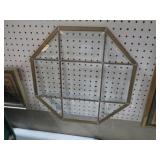 OCTOGON SHAPED GLASS WINDOW