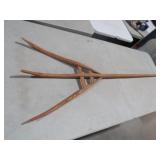 WOOD PRIMITIVE PITCH FORK 60IN LONG