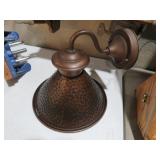 HAMMERED COPPER PORCH LIGHT