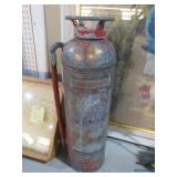 VINTAGE BRASS FIRE EXTINGUISHER