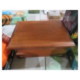 HAND CRAFTED WALNUT JEWELRY BOX WITH TRAY