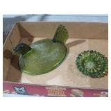 VTF GREEN HEN ON THE NEST TOP ONLY AND ASH TRAY