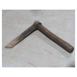 ANTIQUE WOOD HANDELED FROE TOOL