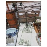 COLLECTION OF METAL PLATE HOLDERS