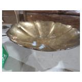 SOLID BRASS FOOTED BOWL