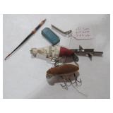 MISC LURES AND PORCUPINE QUIL BOBBER