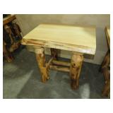 BEAUTIFUL ASPEN LOG CABIN TABLE