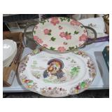 VINTAGE FRANCISCAN AND TURKEY PLATERS