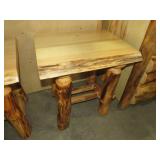 BEAUTIFUL ASPEN LOG CABIN TABLE