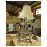 UNIQUE TWIG STYLE TABLE LAMP W/ SHADE