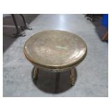ORNATE BRASS TABLE PLANT STAND
