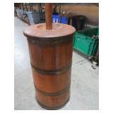 PRIMITIVE WOOD BUTTER CHURN WITH DASHER