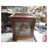 WELBY WOOD CASE MANTLE CLOCK W/KEY