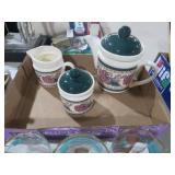 VTG PREFERRED STOCK PAISLEY GARDEN TEAPOT, C&SUG